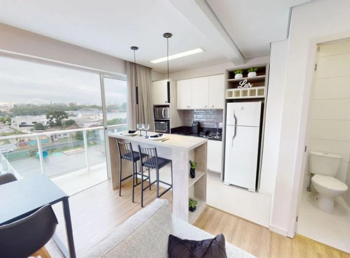 Apartamento mobiliado de 1 dormitório com 50 m² — photo 2