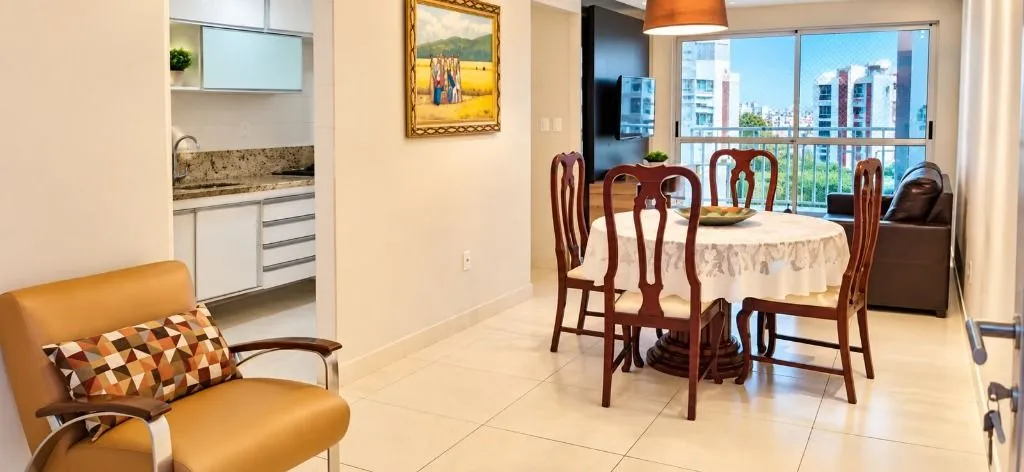 Furnished apartment, 59 m², with a private BBQ