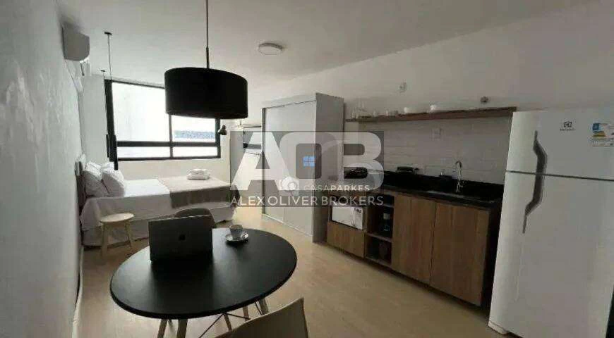 Apartamento mobiliado de 1 quarto e 31 m², sem vaga