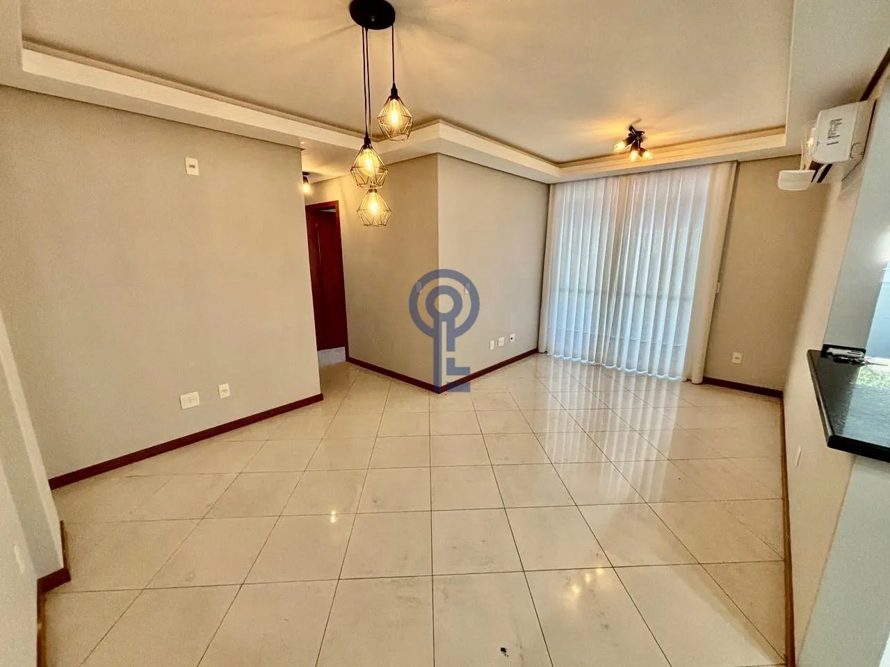 2-bedroom apartment in a building with a gym