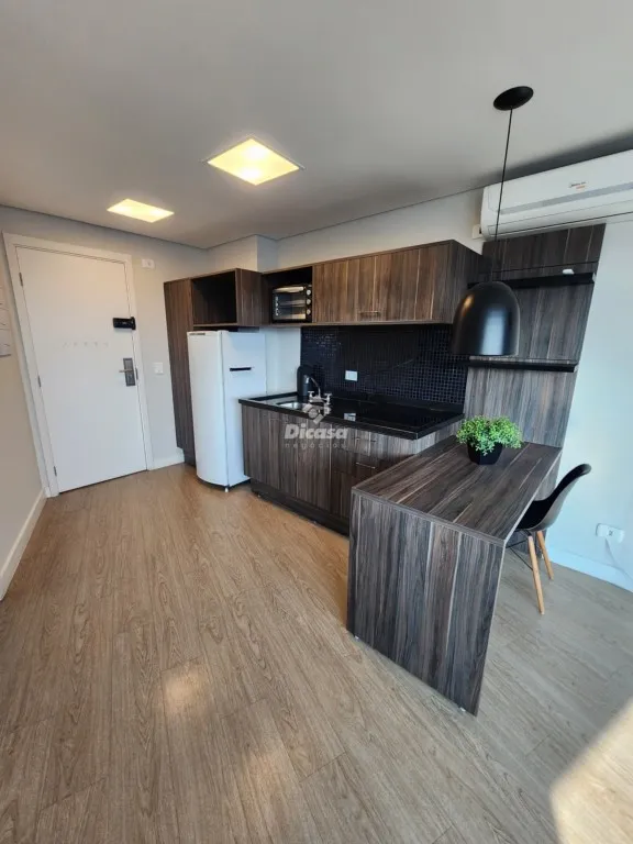 Furnished 1-bedroom apartment with an open-plan kitchen — photo 15
