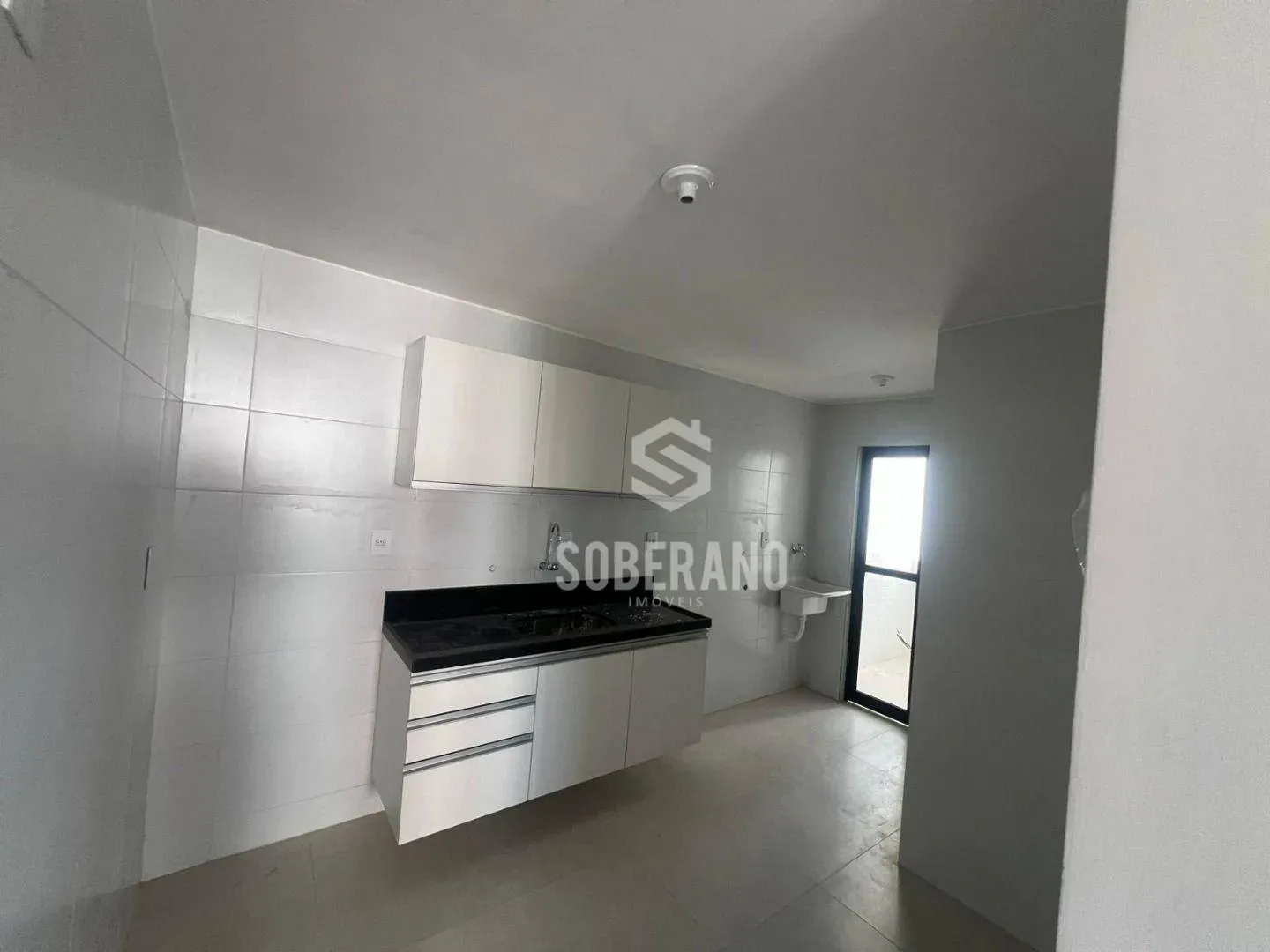 Apartamento de 82 m² com 3 quartos e cozinha integrada