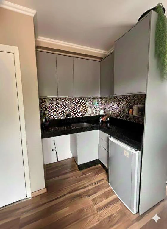 Studio with a closed kitchen, 29 m² and 1 bedroom