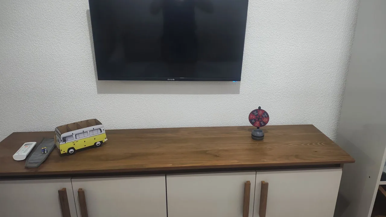 2-bedroom apartment in a building with a gym