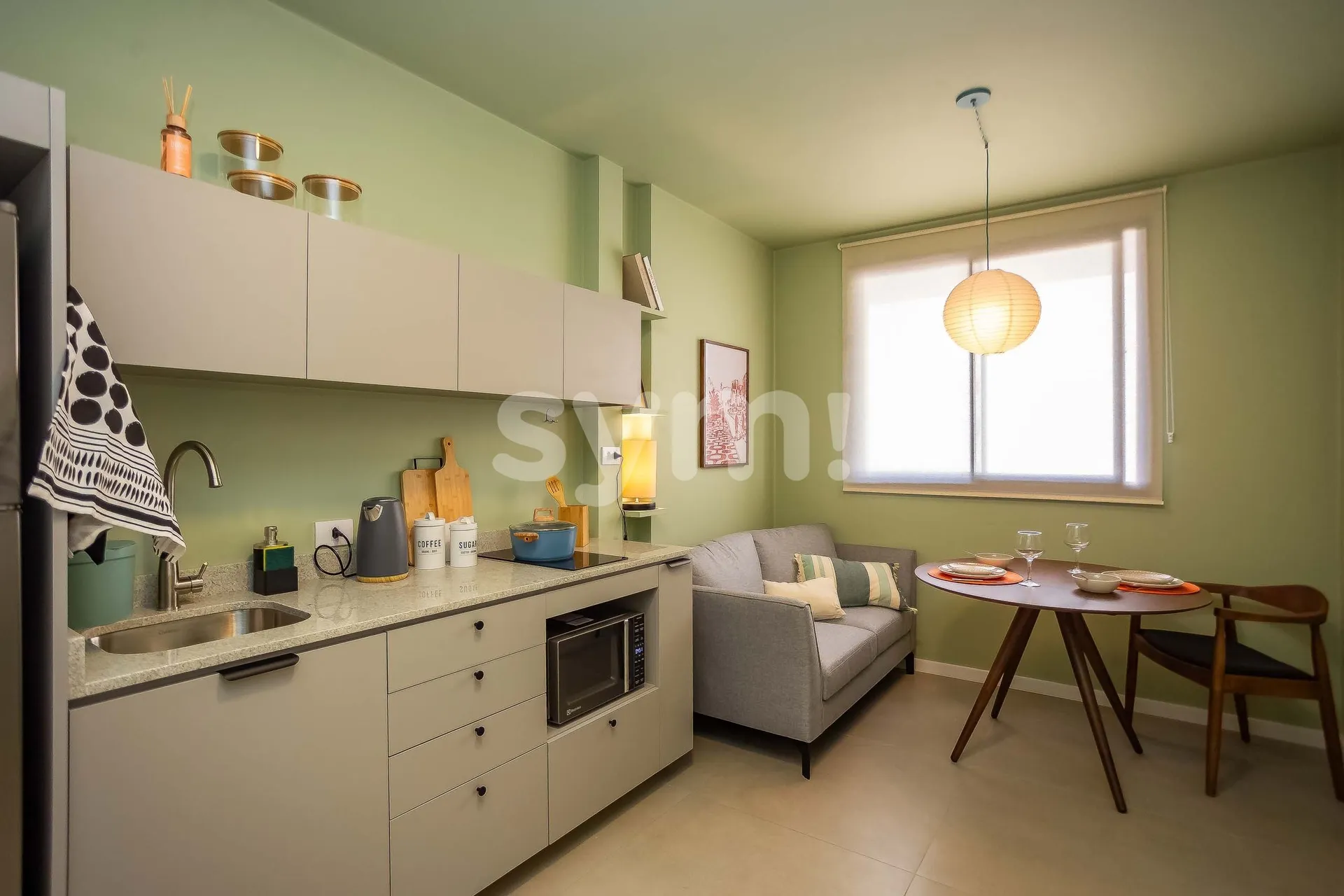 Apartamento mobiliado de 48 m² com 1 quarto e cozinha americana — photo 5