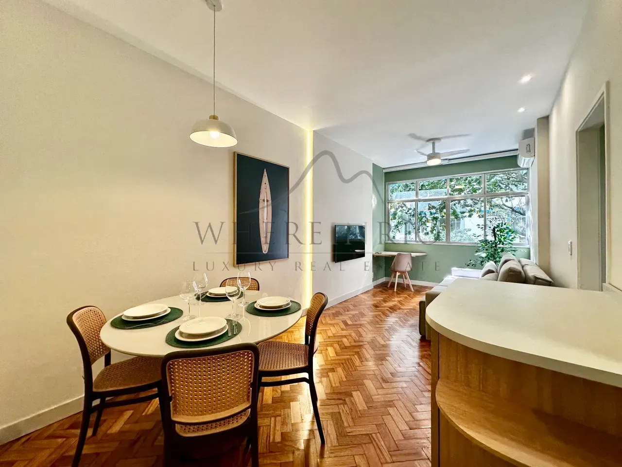Furnished 1-bedroom apartment with open kitchen — photo 18