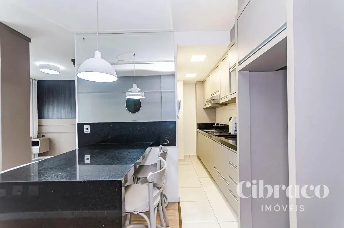 One-bedroom apartment with a washing machine in Curitiba — photo 20