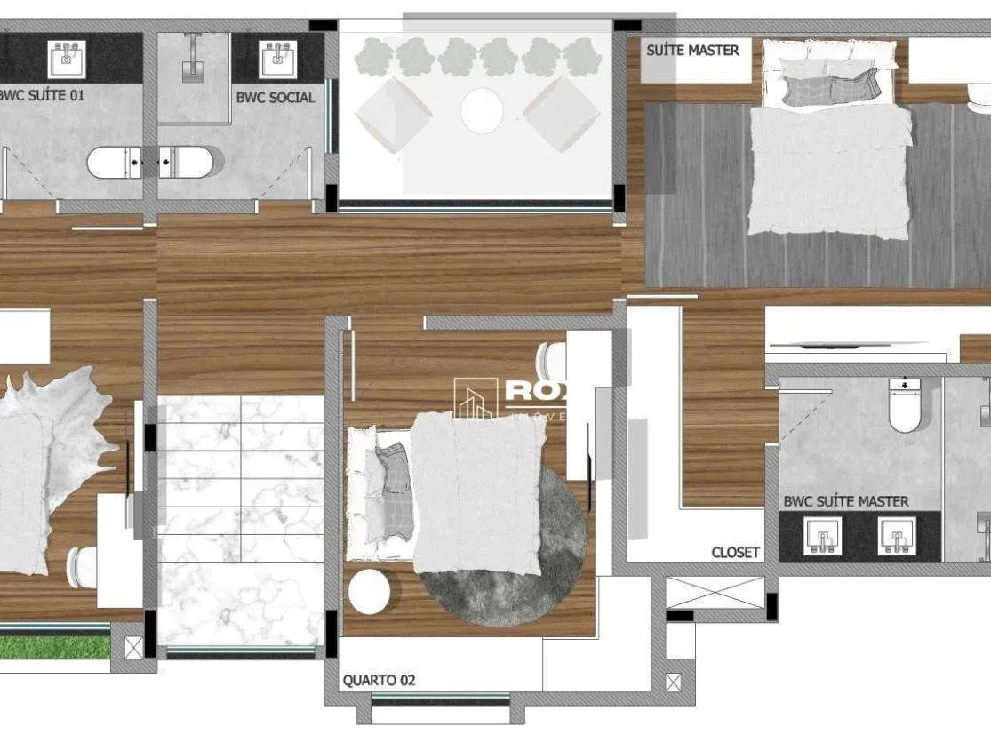 House with 3 bedrooms and 194 m² with 4 parking spots — photo 31