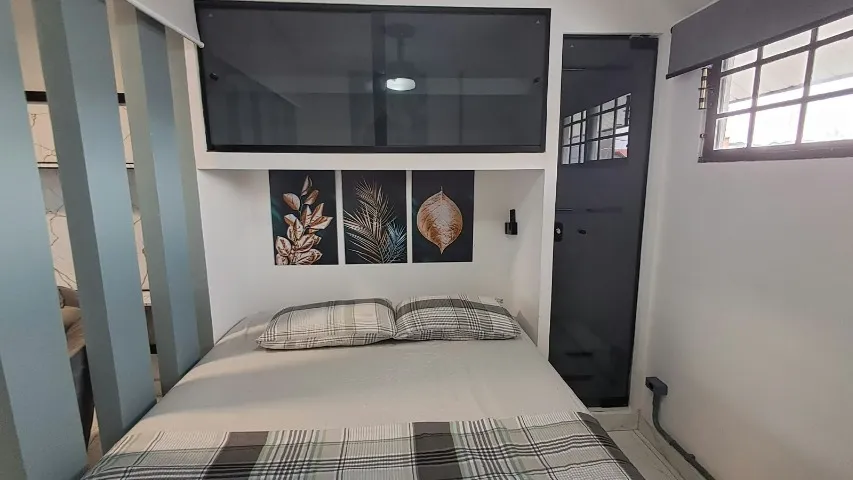 One-bedroom apartment with a washing machine in Curitiba — photo 19