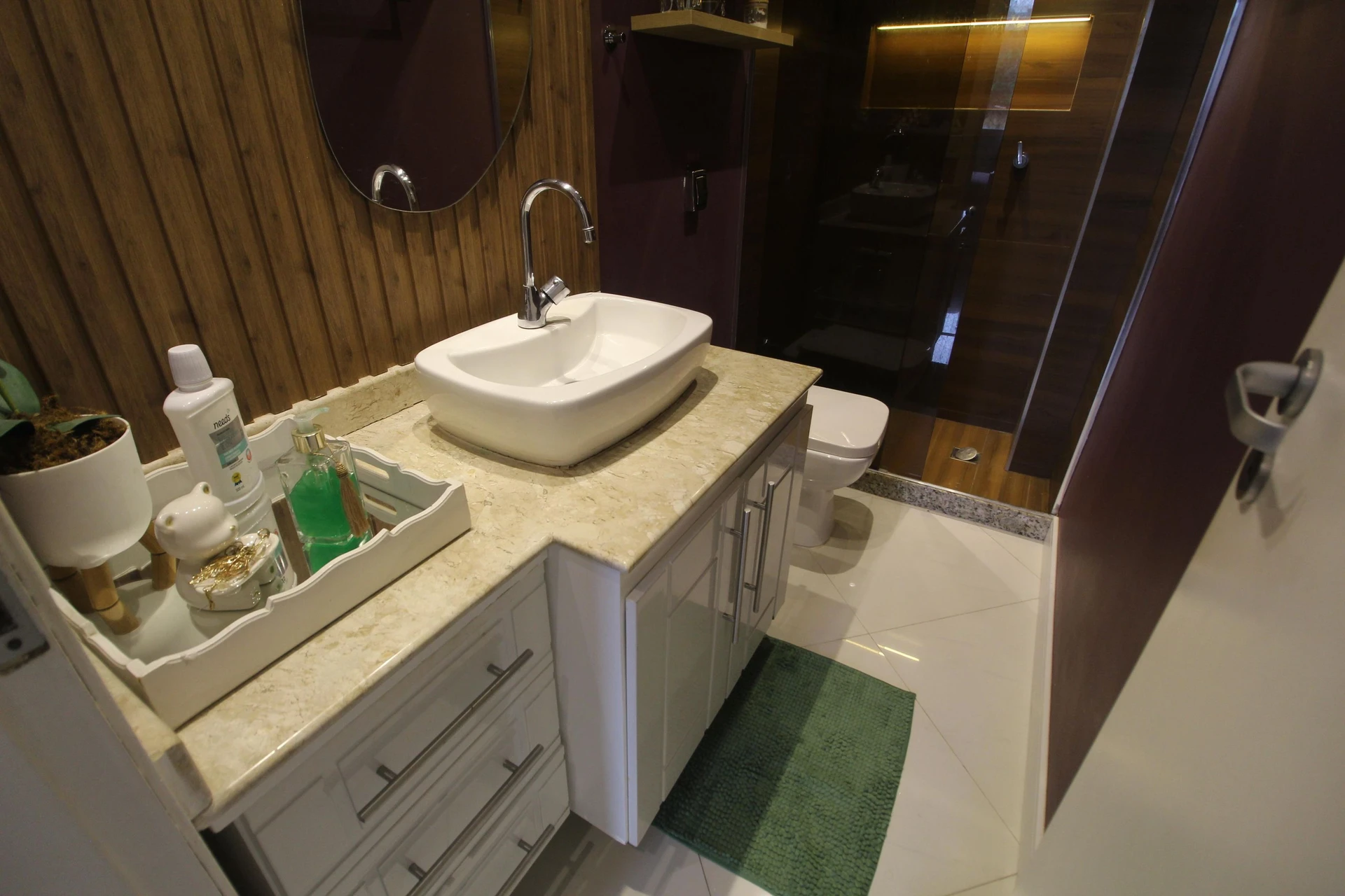 Furnished apartment, 92 m², with a washing machine — photo 23