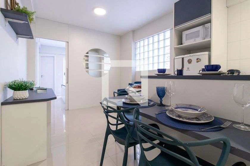 Furnished apartment with an open kitchen and 1 bedroom
