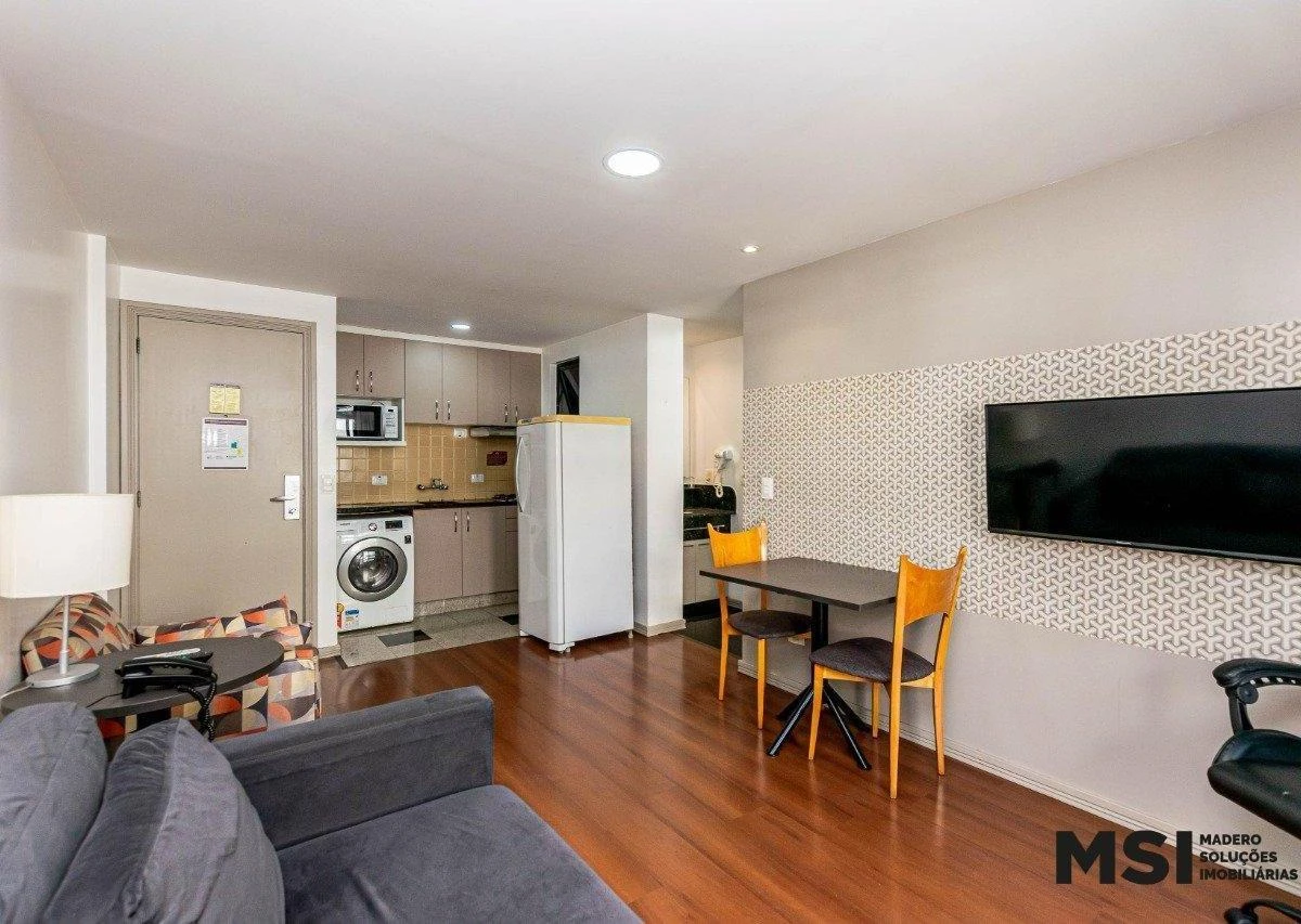 Apartamento mobiliado de 1 quarto com vista para a cidade — photo 9