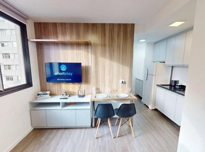 Apartamento mobiliado de 27 m² com 1 dormitório — photo 4