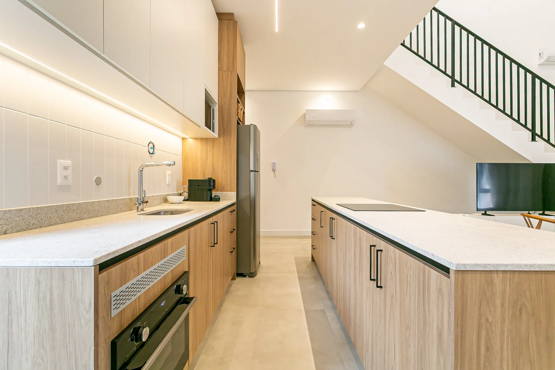 Apartamento mobiliado de 90 m² com 1 quarto e cozinha integrada — photo 23