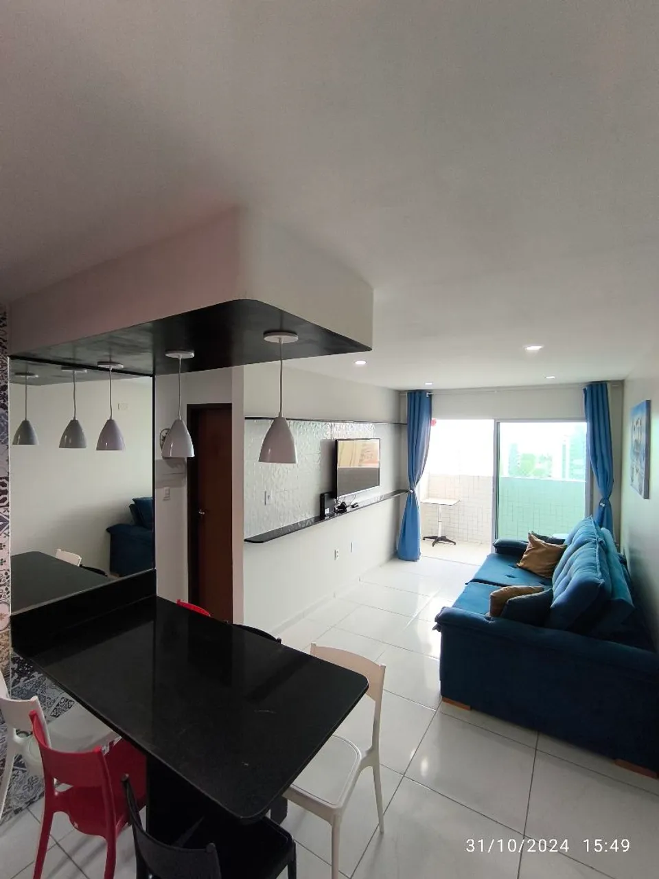 Apartamento mobiliado com 2 quartos e varanda fechada — photo 3