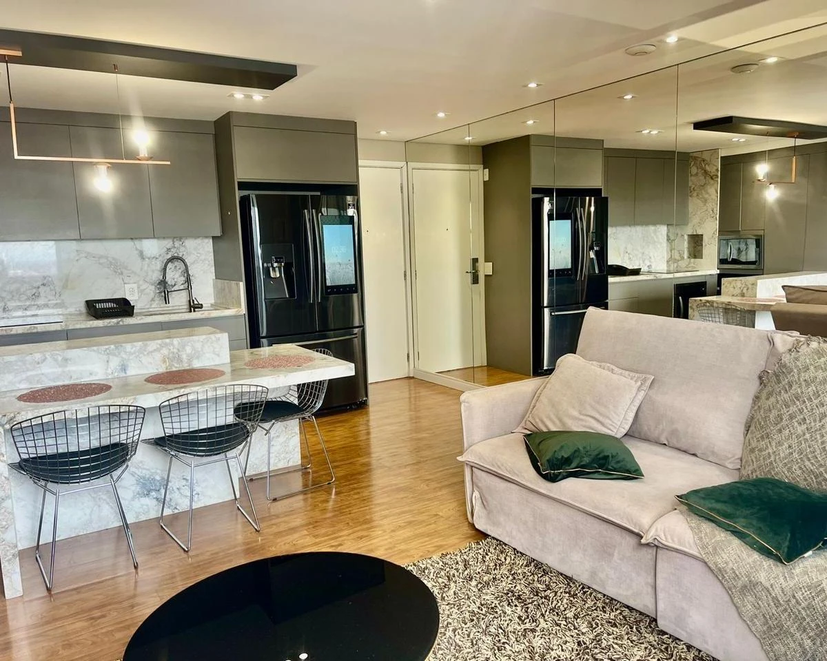 Furnished apartment with 2 bedrooms and 1 parking space