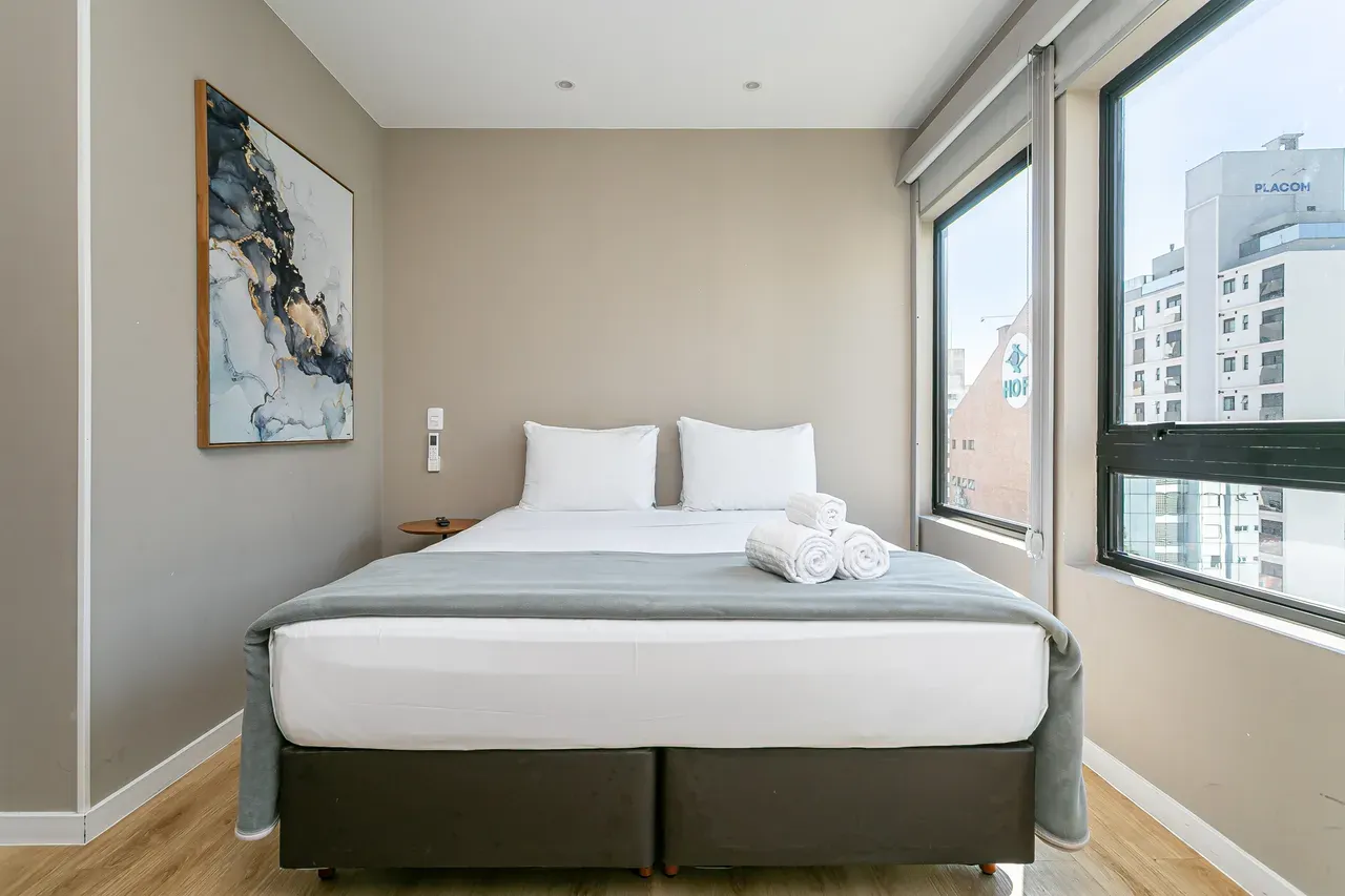 Apartamento mobiliado de 20 m² com 1 dormitório e jardim — photo 15