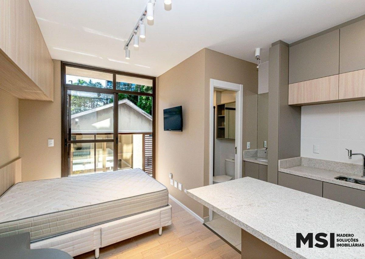 Балкон с грилем и 1 спальня: квартира 21 м² — photo 14