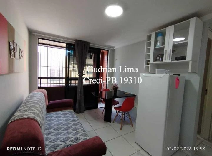 1-bedroom apartment with 30 m², parking and balcony — photo 3