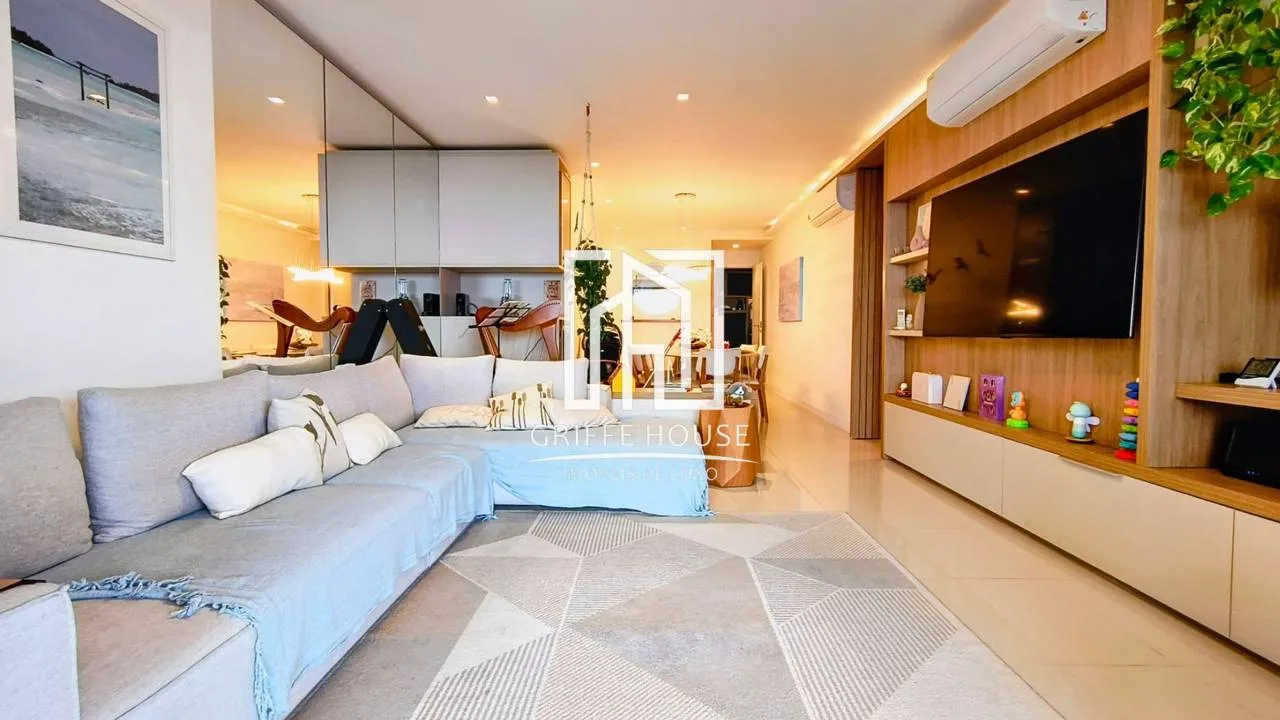 4 quartos e espaço de home office: apartamento de 160 m²