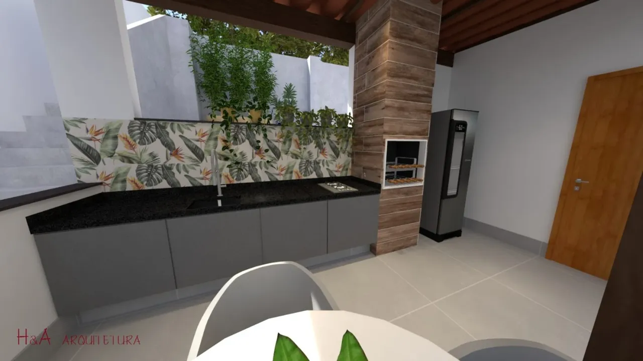 Rental house with 3 bedrooms and open-plan kitchen — photo 14