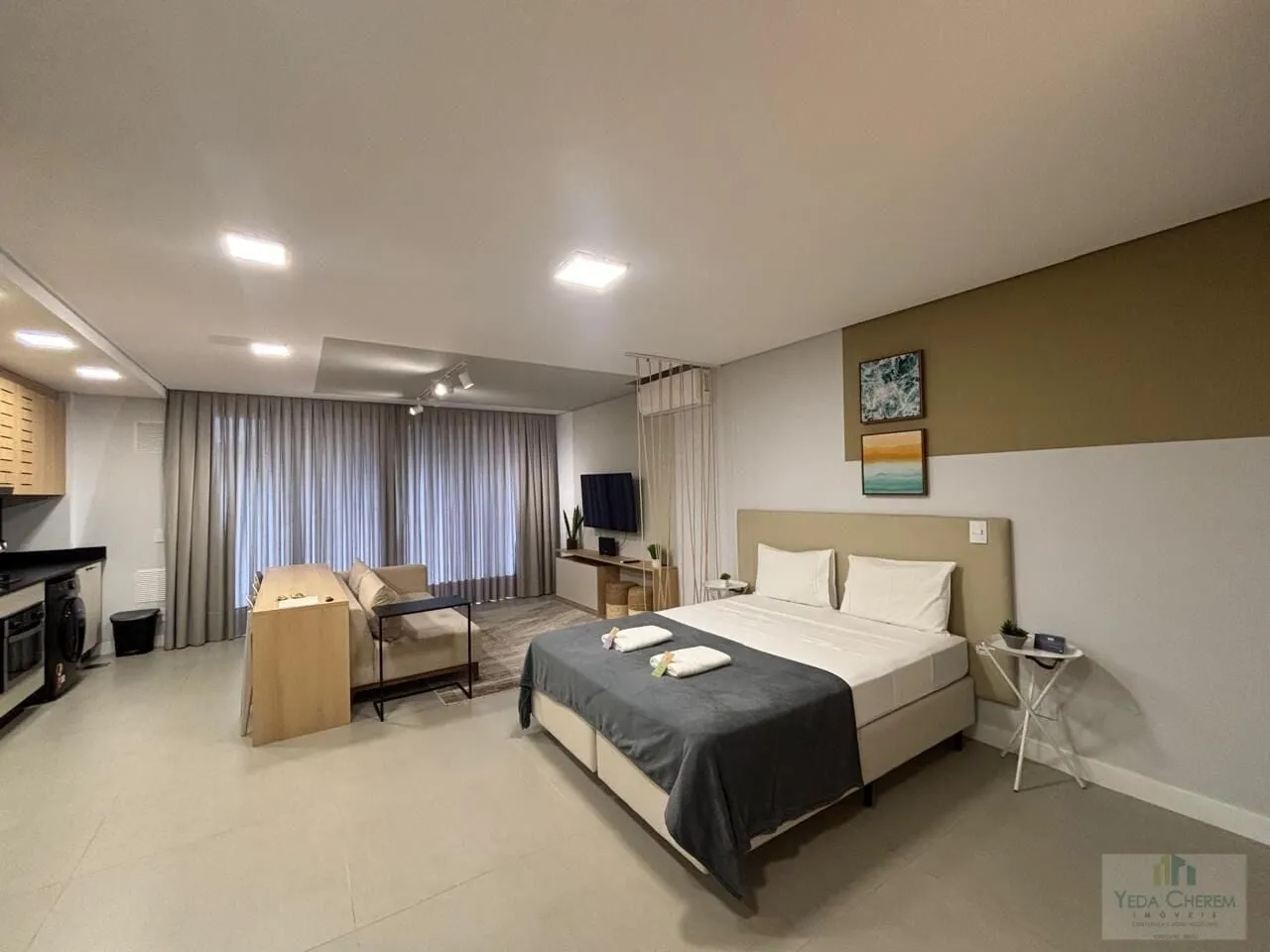 Furnished studio, 55 m², with a water view — photo 26