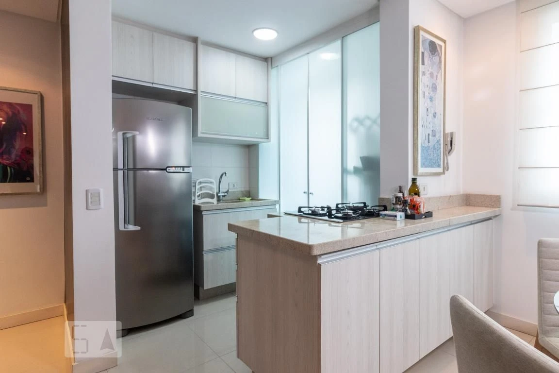 One-bedroom apartment with a washing machine in Curitiba — photo 2