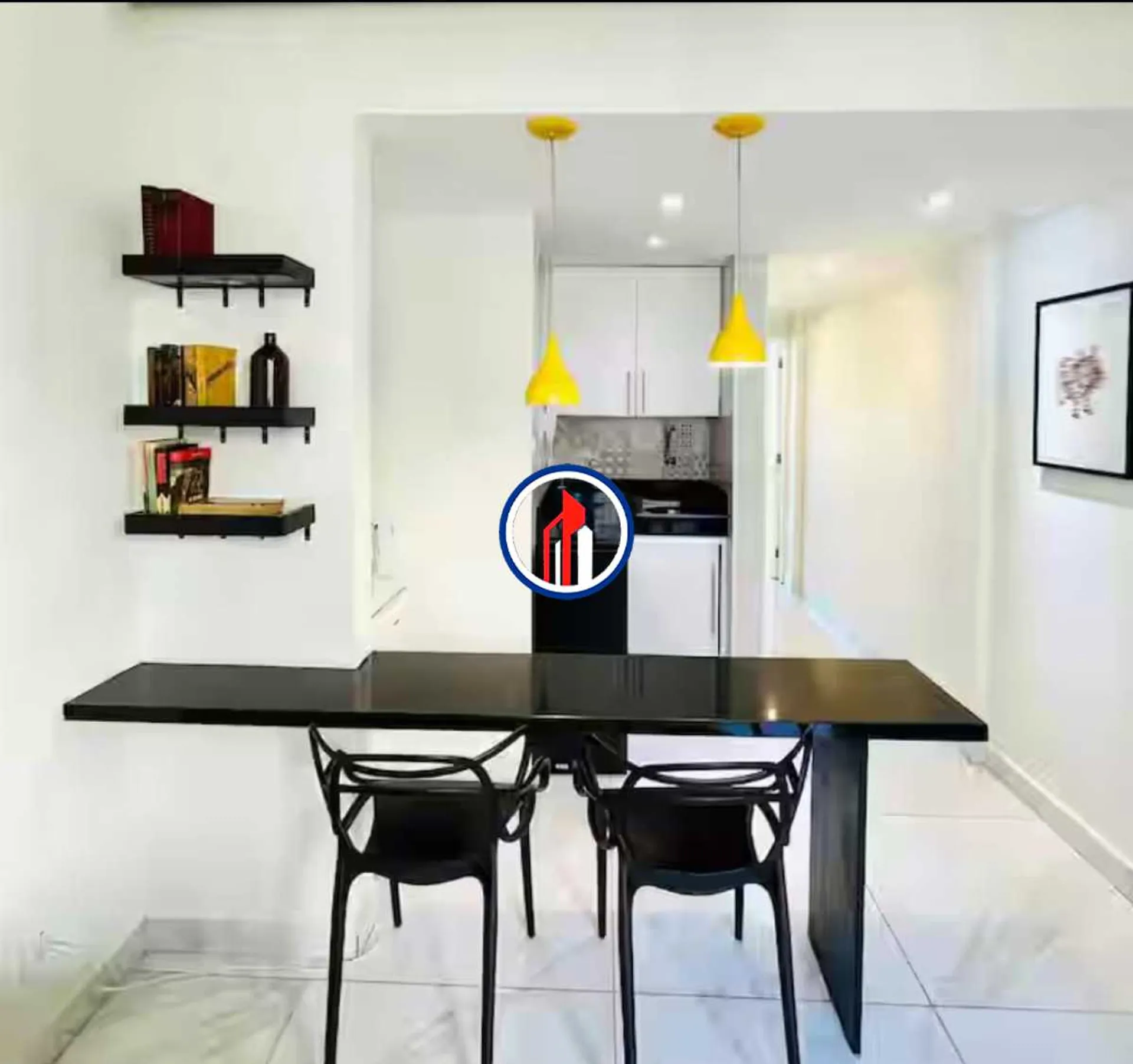 Home office in a one-bedroom apartment, 38 m² — photo 2