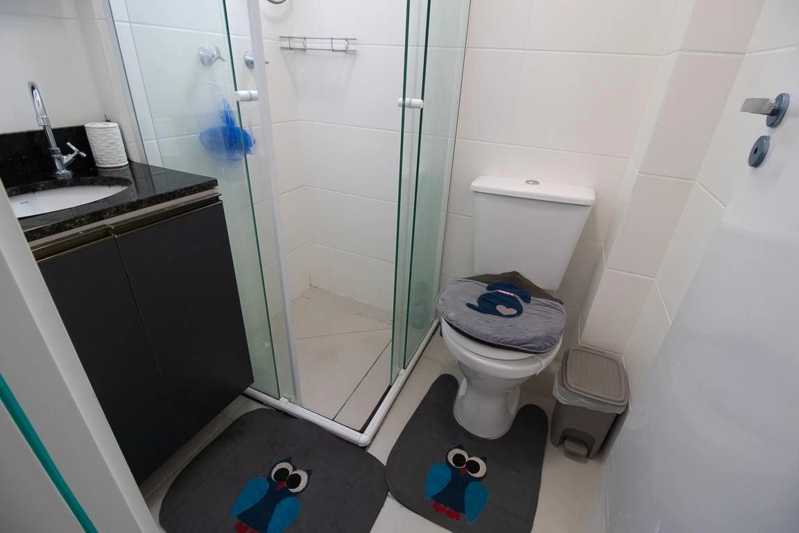One-bedroom apartment with a washing machine in Curitiba — photo 25