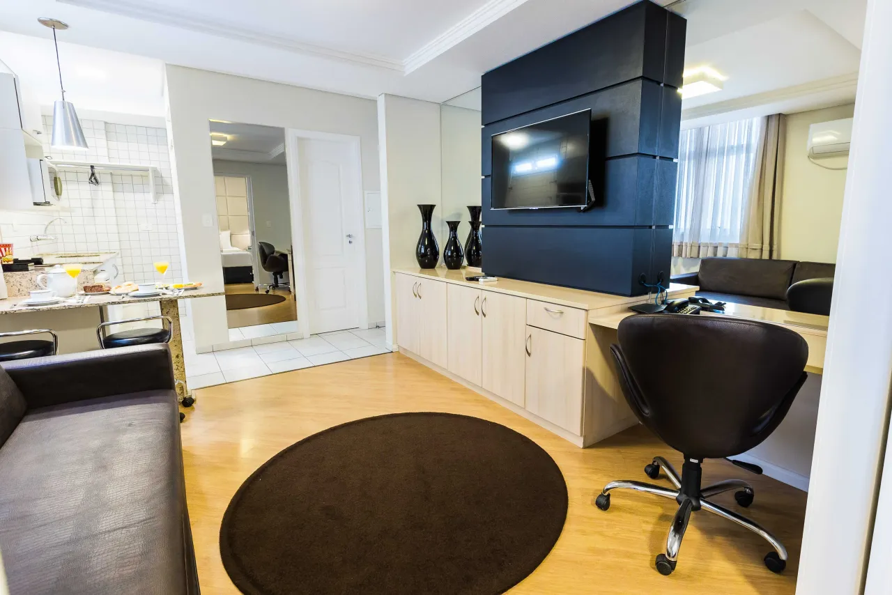 1-bedroom rental apartment with parking and 46 m²