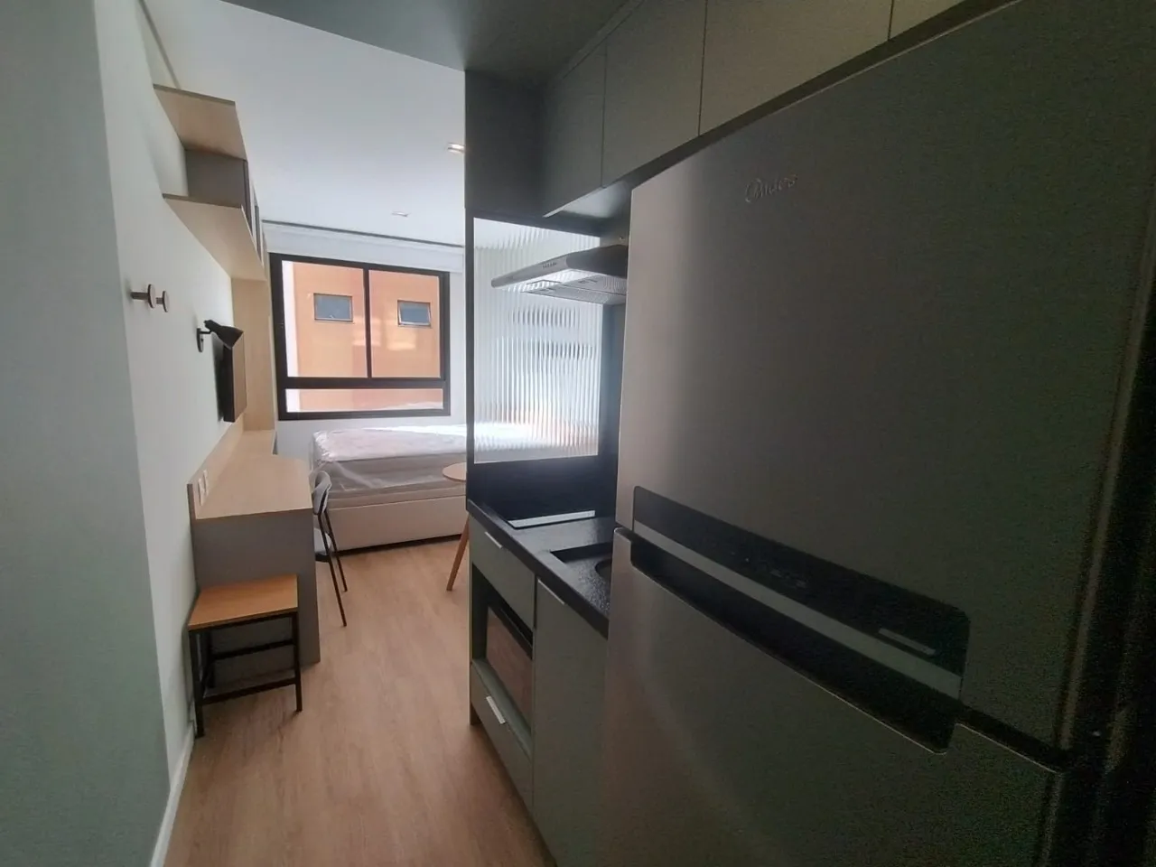 Furnished 21 m² studio with kitchenette and electric stove — photo 16