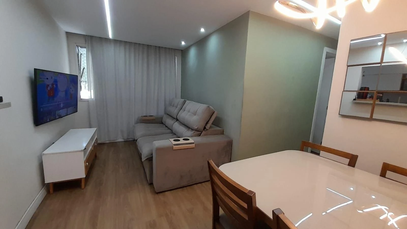 Departamento amueblado, 48 m², con espacio de home office