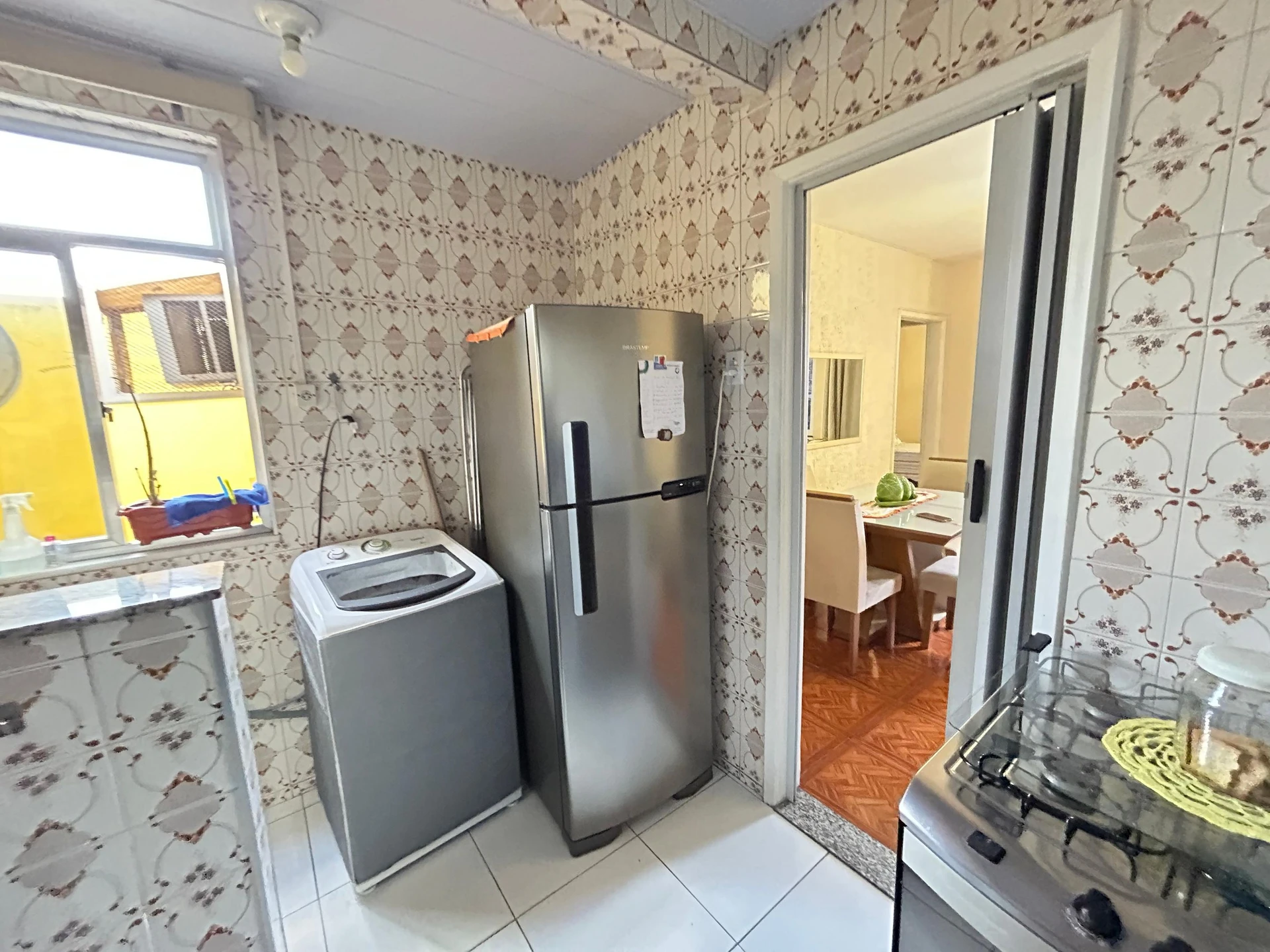 Washing machine in a 2-bedroom apartment, 54 m² — photo 8