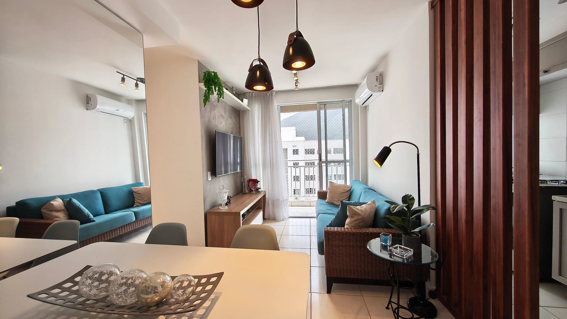 Mountain view in a 2-bedroom apartment, 53 m² — photo 9