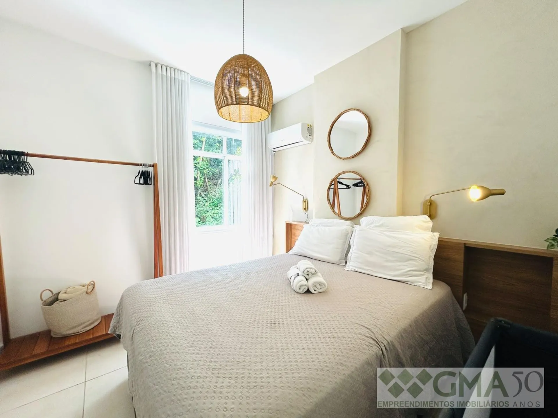 Furnished 90 m² apartment with 2 bedrooms and green views — photo 27