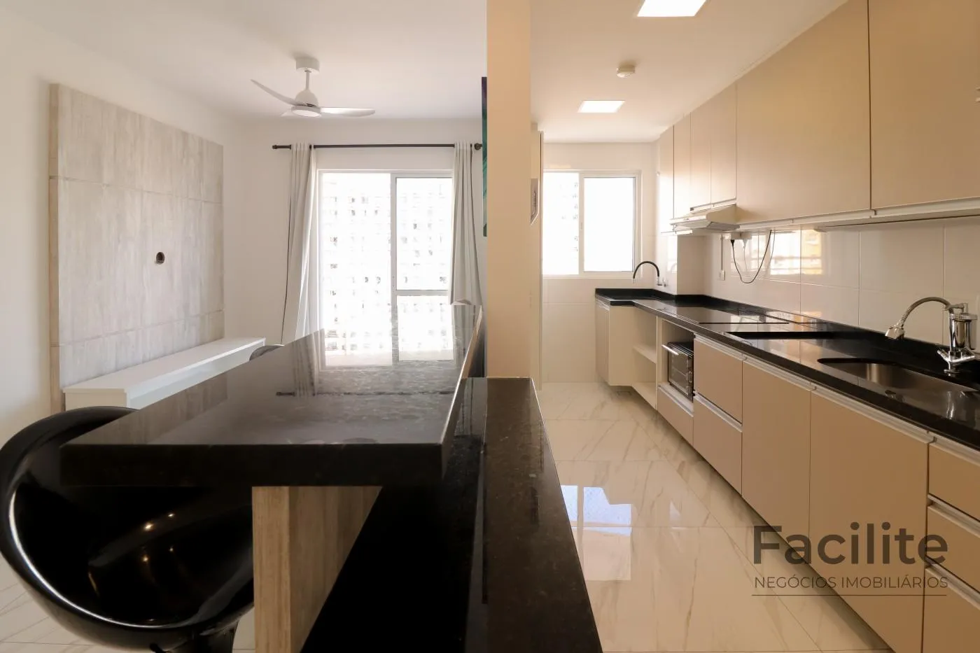 Furnished apartment, 57 m², with a washing machine — photo 2