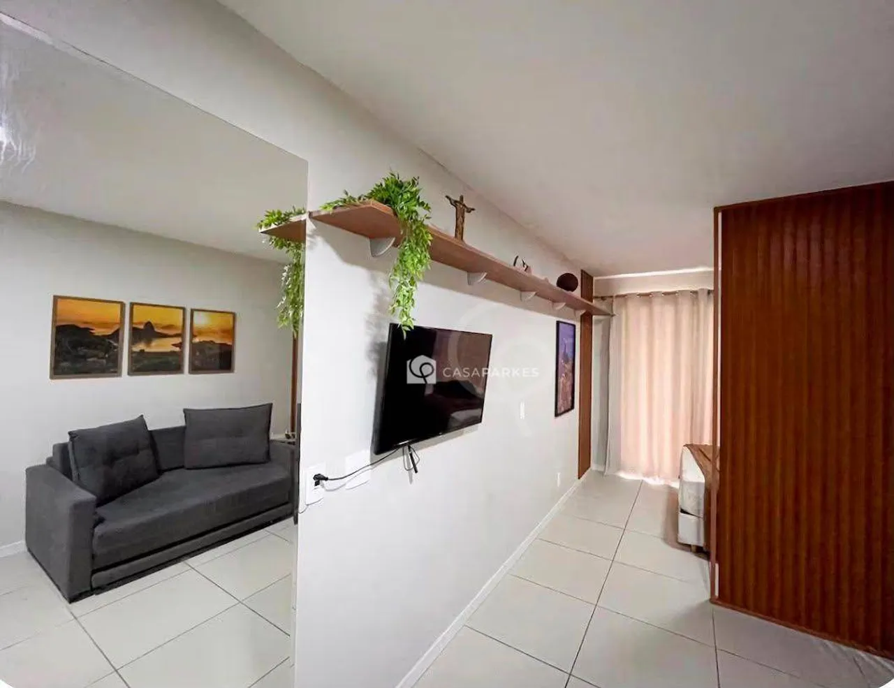 Furnished 1-bedroom apartment with balcony and 34 m² — photo 10