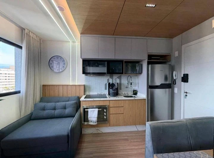 Furnished studio with 1 bedroom and 1 bathroom — photo 5