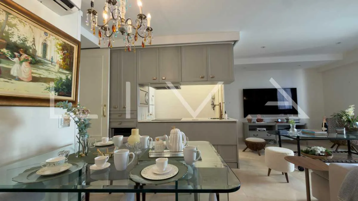 Furnished apartment, 80 m², with a washing machine — photo 15