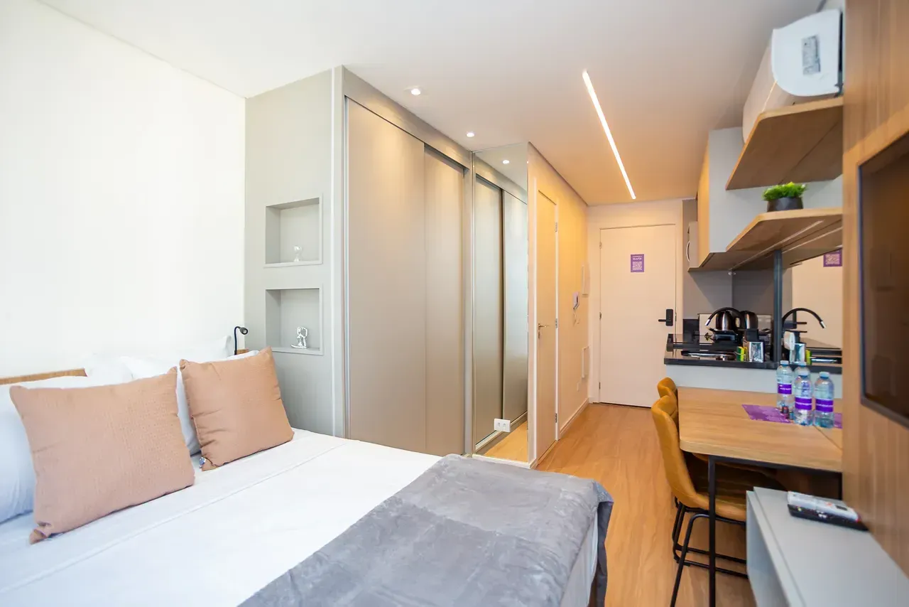 Apartamento mobiliado com 1 quarto e 1 banheiro — photo 8