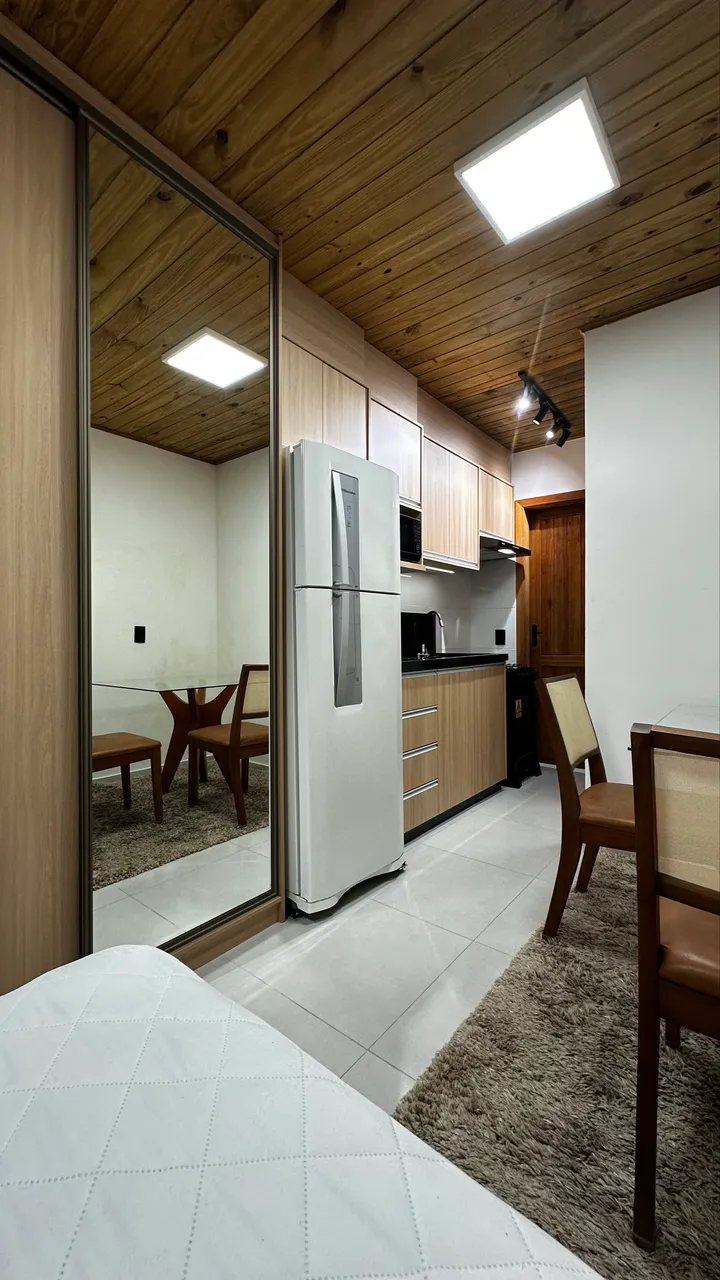 Furnished loft with 1 bedroom and open-plan gas kitchen — photo 3