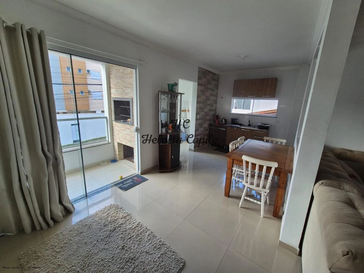 Apartment, 60 m², with a grill on the balcony — photo 12