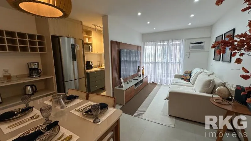 Furnished 1-bedroom apartment with an open-plan kitchen — photo 8