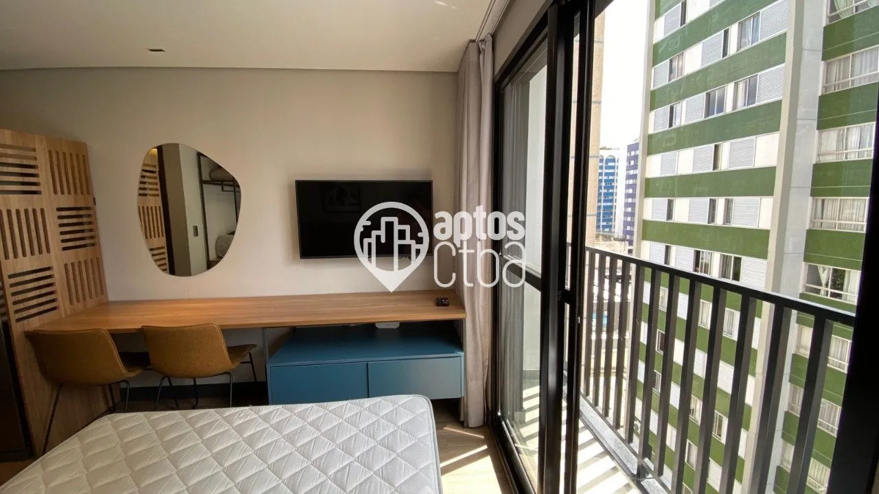Apartamento mobiliado com varanda e 1 quarto — photo 2