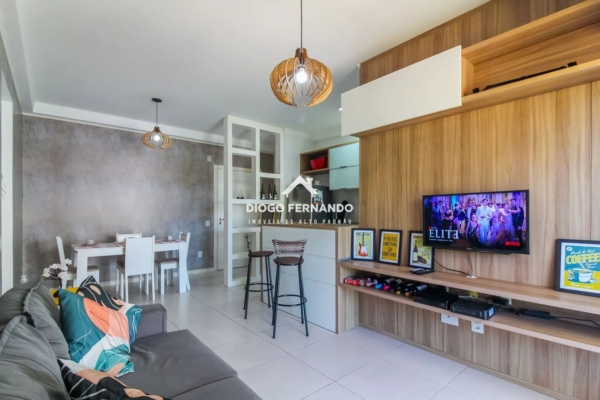 Furnished 2-bedroom apartment with 108 m² and 2 baths