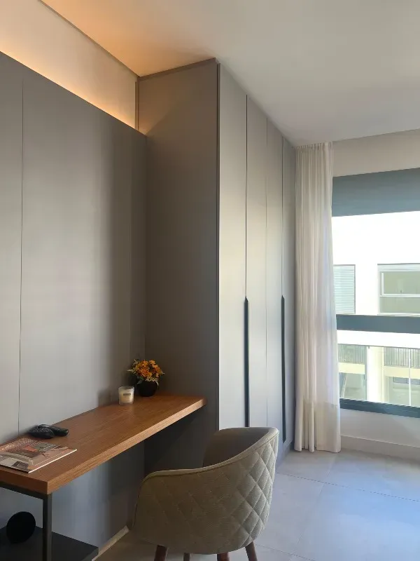 Apartamento mobiliado de 42 m² com cozinha aberta — photo 11