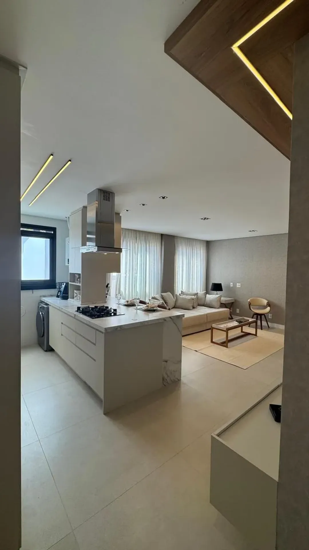 Apartamento de 60 m² com 1 suíte e cozinha aberta — photo 2