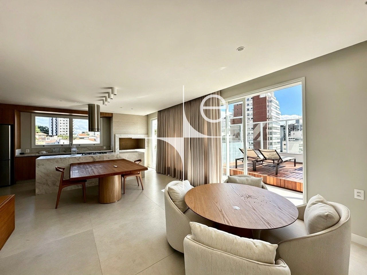 Furnished 1-bedroom apartment with an open-plan kitchen — photo 19