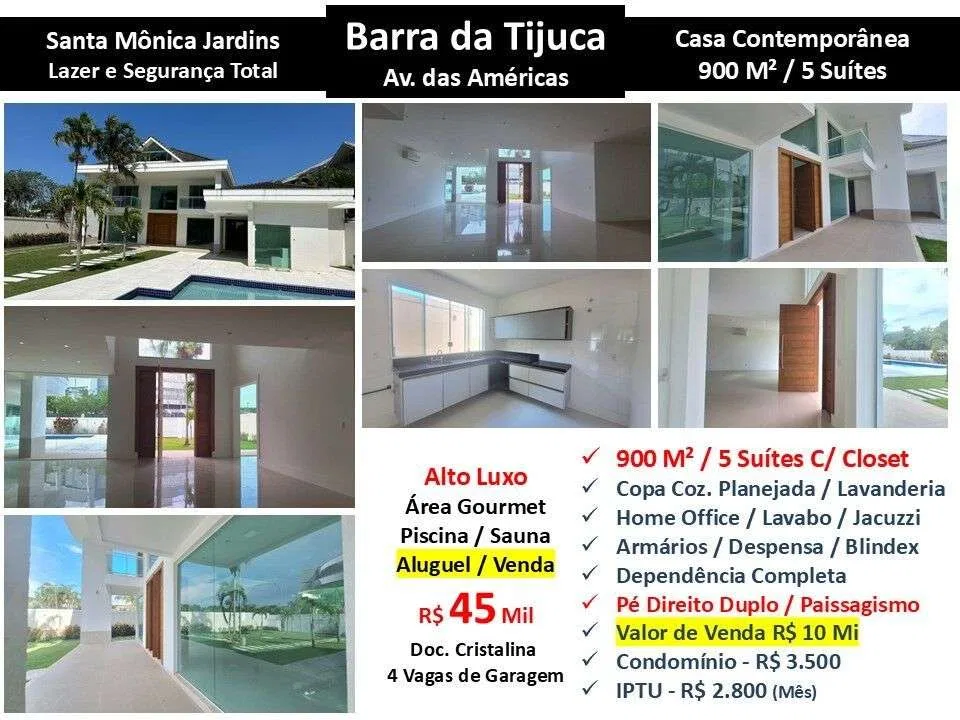 Casa duplex com 5 suítes e 8 banheiros, 900 m² — photo 10