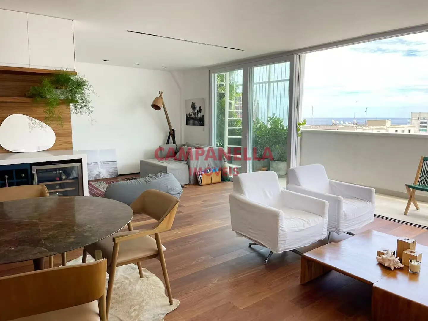 Furnished apartment with 3 bedrooms and open kitchen — photo 37